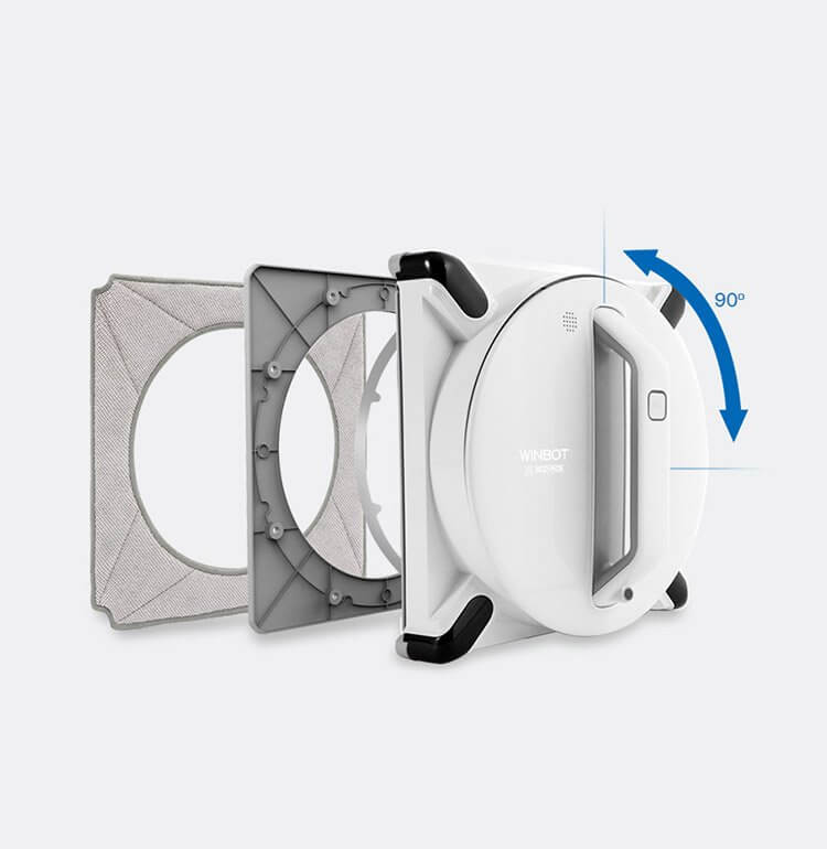 robot lau kính ecovacs winbot 950